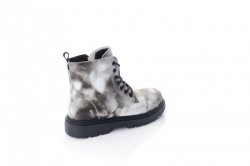Черевики жіночі Seastar 8200 (весняно-осінні, чорний-веселка, еко-шкіра)