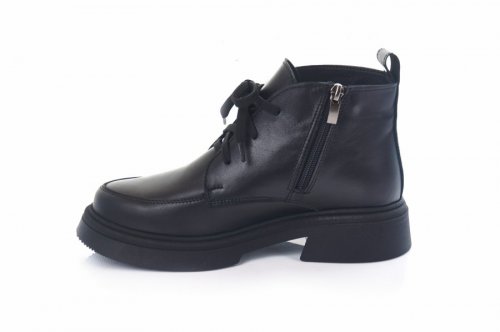 Черевики жіночі Steffe 9207 (весняно-осінні, чорний, натуральна шкіра)