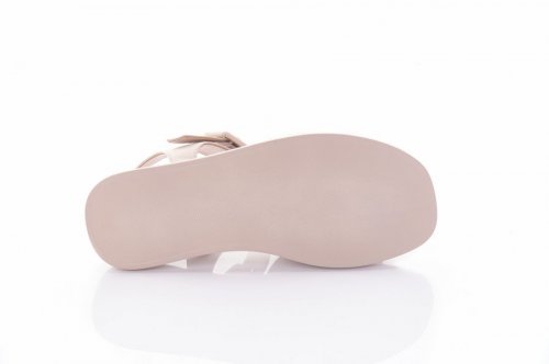 Босоніжки жіночі Teona 8831 (літо, пудра, шкіра)