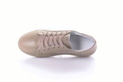 Кроссовки женские Maria Sonet 7290 (весенне-осенние, капучино, кожа)