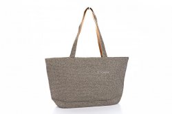 Сумка пляжна жіноча D & Bags 7835 (сірий, текстиль)