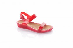 Босоножки женские ROJO 7245 (весна-лето-осень, красный, силикон)