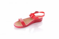 Босоножки женские ROJO 7245 (весна-лето-осень, красный, силикон)