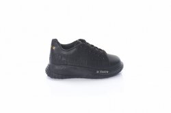Кроссовки женские Owya 8056 (весенне-осенние, черный, эко-кожа)