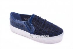 Сліпони жіночі Bestelle 3840 (весна-літо-осінь, синій)