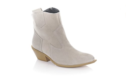 Козачки жіночі EDAN 10442 (весняно-осінні, пісочні, замшеві)