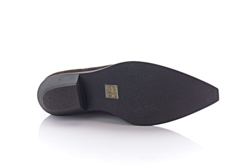 Козачки жіночі Siwiecki 11500 (весняно-осінні, шоколадні, замшеві)