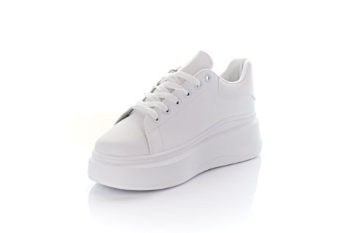 Кроссовки женские Seastar 9951 (весенне-осенние, белые, эко-кожа)