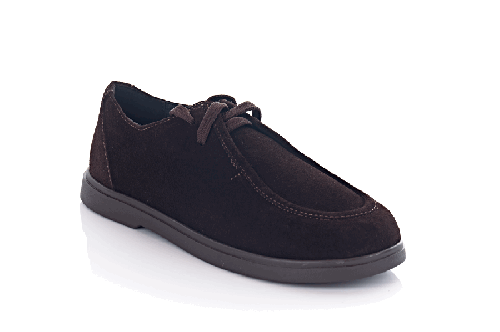 Лофери жіночі EDAN 11532 (весняно-осінні, шоколадні, замшеві)