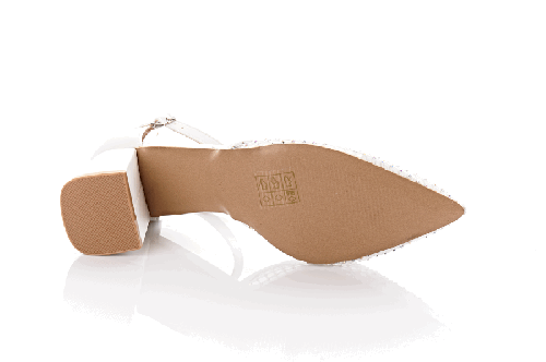 Женские туфли Smail Swan 11759 (весенне-осенние, белые, из экокожи)