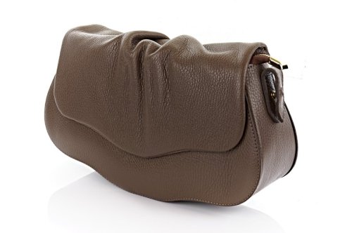 Сумка жіноча Moranti 10838 (коричнева, шкіряна)