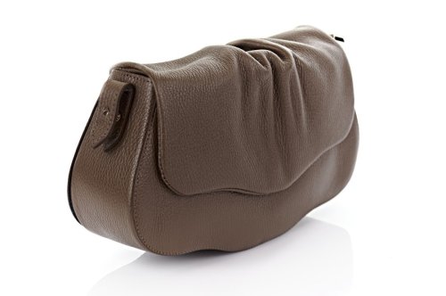 Сумка жіноча Moranti 10838 (коричнева, шкіряна)