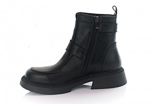 Черевики жіночі Steffe 9890 (зимові, чорні, шкіряні)