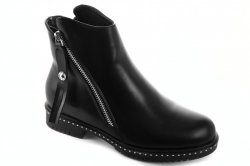 Черевики жіночі Weide 6857 (зимові, чорний, еко-шкіра)