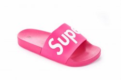 Шльопанці жіночі Superio 6239 (літо, фуксія, силікон)