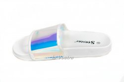 Шльопанці жіночі Seastar CK80p (літо, білий, силікон)