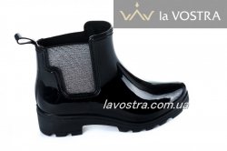 Сапоги женские Weide 5652 (весенне-осенние, черный, резиновые)