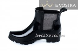 Сапоги женские Weide 5652 (весенне-осенние, черный, резиновые)