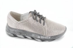 Кросівки жіночі Ladi 5918 (весна-літо-осінь, бежевий, шкіра)