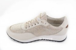 Кроссовки женские Eny Lee 5873 (лето, бежевый, кожа)