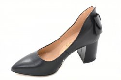 Туфли женские Style-N 6352 (весенне-осенние, черный, кожа)