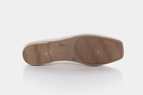 Балетки жіночі Seastar 10795 (весняно-літні, білі, текстильні)