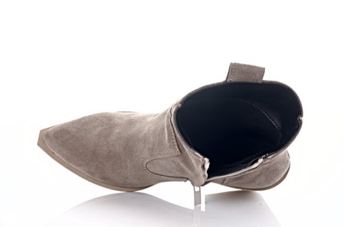 Козачки жіночі EDAN 11273 (весняно-осінні, коричневі, замшеві)