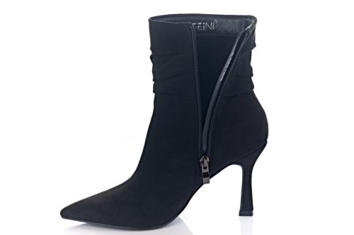 Черевики жіночі EDAN 11396 (зимові, чорні, еко-замшеві)