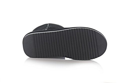 Угги женские G-style 9080 (зимние, черный, замш)