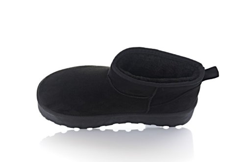 Угги женские Yes mile 9790 (зимние, черный, эко-замш)