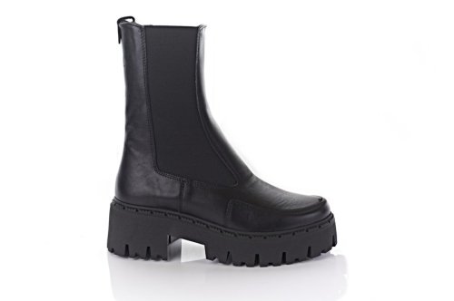 Черевики жіночі EDAN 10578 (зимові, чорні, шкіряні)
