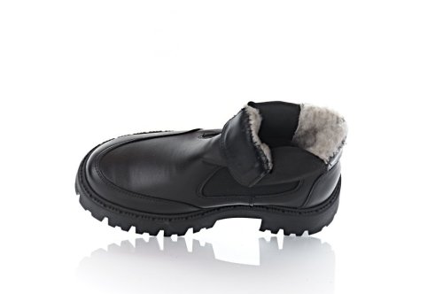 Черевики жіночі EDAN 10588 (зимові, чорні, шкіряні)