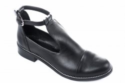 Черевики жіночі Marko Rosi 5654 (весна-літо-осінь, чорний, шкіра)
